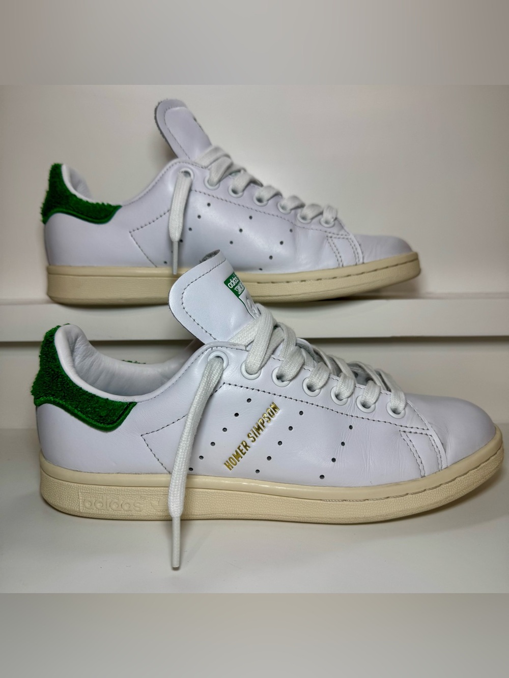 Menâs Adidas Stan Smith x The Simpsons Homer Simpson M6 Clean AF đ„ Rare Collab - Picture 2 of 16